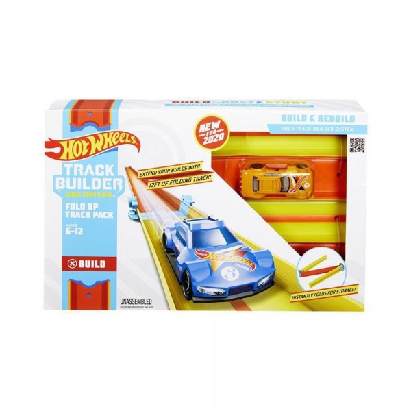 Hot Wheels Mattel track builder set pro stavitele Fold Up Track Pack