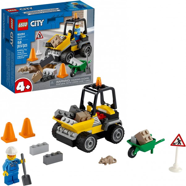 Lego City 60284 Náklaďák silničářů