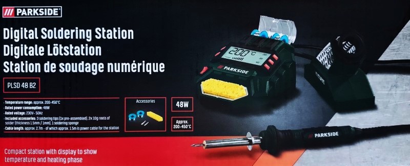 Parkside digital soldering station shop plsd 48 b2