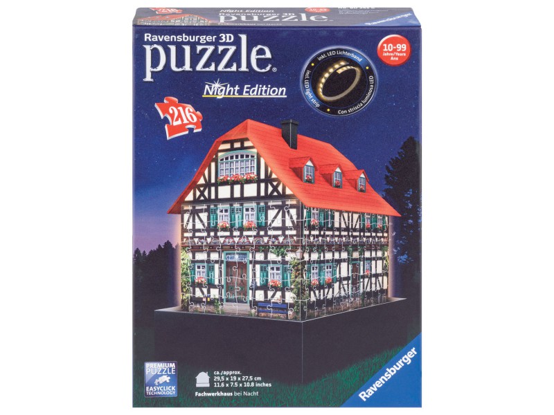 Ravensburger 3D puzzle Svíticí dům ve Schwarzwaldu 216 ks
