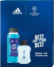 Adidas UEFA Champions League Best of The Best voda po holení 100 ml + sprchový gel 250 ml