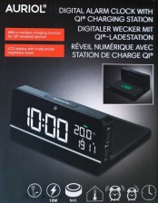 AURIOL Digitální budík s nabíjecí stanicí Qi 356794