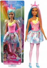 Barbie Kouzelná víla Jednorožec modro-fialové vlasy