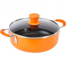 Bergner Kastrol s pokličkou Happy 3,5 l oranžový