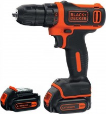 Black&Decker BDCDD12B aku vrtačka10,8V/1,5Ah Li-Ion 2x Aku