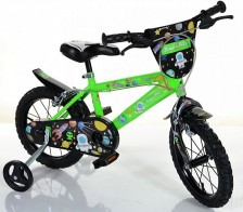 Chlapecké jízdní kolo Bottari Bimbobike Vesmír 77335 zeleno-černé MTB 14''