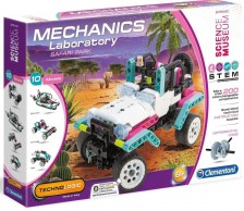 Clementoni Mechanická laboratoř Růžový safari jeep