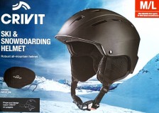 CRIVIT Lyžařská a snowboardová helma M/L, černá