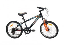 Dětské horské jízdní kolo Actim MTB CROXX S 20' 385484, černá/oranžová