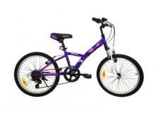 Dívčí jízdní kolo Actim Swan MTB 20' CROXX GIRL 385484 fialová/bílá