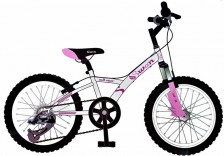 Dívčí jízdní kolo Actim Swan MTB 20' CROXX GIRL bílá/růžová