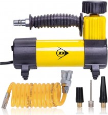 Dunlop E06381 vzduchový kompresor s kovovým krytem, 100psi, 96W, 12V