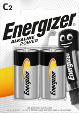 Energizer Alkaline Power Baterie - Malý monočlánek C 2 ks