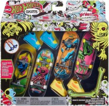 HOT WHEELS Skate Fingerskate Tony Hawk set SKATEBOARD Neon