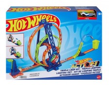 Hot Wheels track builder trojitá smyčka