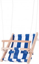 John Dětská dřevěná houpačka 45008, bílá-modrá