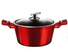 Kastrol s poklicí Blaumann Burgundy Metallic Line BL-1256KL, 20 cm
