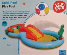 KidLand 1313384 Dětský bazének se skluzavkou