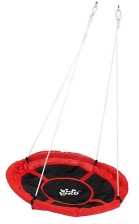 KidLand závěsná houpačka houpací kruh 113 cm červená