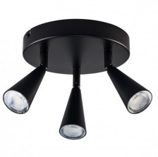 L&B Stropní LED svítidlo HG-12174A, kulatý tvar/černá