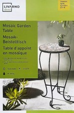 LIVARNO home Odkládací stolek s mozaikou (kulatý tvar)
