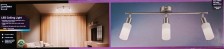 LIVARNO home Stropní LED svítidlo s 3 světly, 039209 válcové