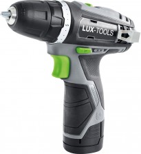 LUX TOOLS Aku vrtací šroubovák 12 V, ABS- 12Li G