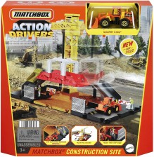 Matchbox Action Drivers herní set s příběhem Staveniště GVY82