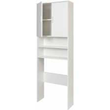 MB Domus Skříňka vysoká nad WC či pračku LU5, bílá