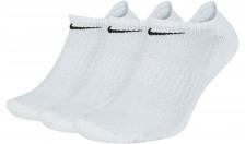 Nízké bavlněné ponožky Nike Everyday Cushioned 3pack SX7673-100, 42/46 L