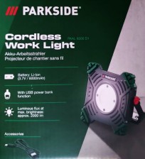 PARKSIDE Aku pracovní LED reflektor PAAL 6000 D1