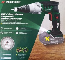PARKSIDE Aku šroubovák na sádrokarton PTBSA 20-Li B2 – bez akumulátoru a nabíječky