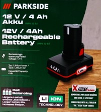 PARKSIDE Akumulátor 4 Ah PAPK 12 B4