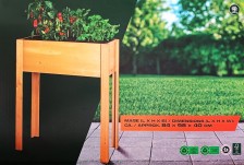Parkside Dřevěný vyvýšený záhon 84 x 98 x 40 cm 498069