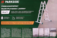 Parkside Multifunkční žebřík 4v1 458915