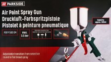 PARKSIDE Pneumatická stříkací pistole PDFP 500 D4