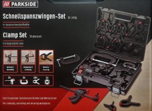 PARKSIDE Sada rychloupínacích svěrek, 16dílná