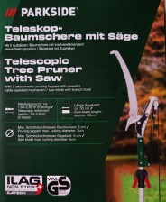 PARKSIDE Teleskopické nůžky na větve s pilkou