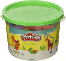 Play-Doh Modelovací set v kyblíku zvířátka