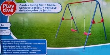 Playtive Dětská zahradní houpačka 373599, modrá/červená