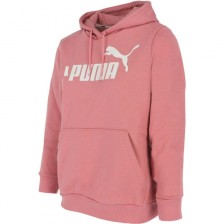Puma Essentials Logo dámská mikina s kapucí 586788-80 velikost S, růžová