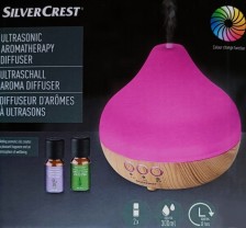 SILVERCREST Aroma difuzér SADH 12 B2, dřevo a průhledné víko