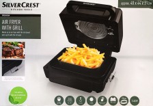 SILVERCREST KITCHEN TOOLS Horkovzdušná fritéza s funkcí grilu SHFG 2460 A1, 3,8L, 2 460 W