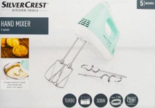 SILVERCREST KITCHEN TOOLS Ruční mixér SHM 300 E3, mintová