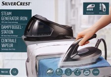 SILVERCREST Napařovací žehlička s parní stanicí SDBE 2400 B2