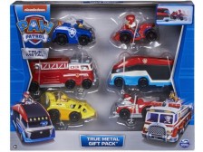 Spin Master Paw Patrol True Metal Sada autíček 6 ks