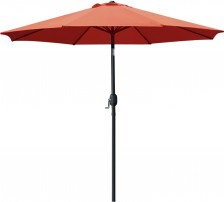 TS-Garden T-230C Zahradní slunečník s klikou 230 cm, cihlová