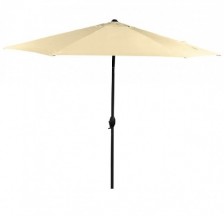 TS-Garden T-230B Zahradní slunečník s klikou 230 cm, béžová