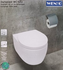 Wenko Záchodové prkénko 377403, bílá