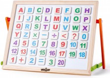 Woody Magnetická tabulka s ABC na stůl